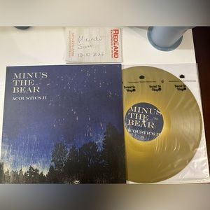 Minus The Bear - Acoustics II - White in Gold Vinyl - MESSAGE FOR VINYL DEALS